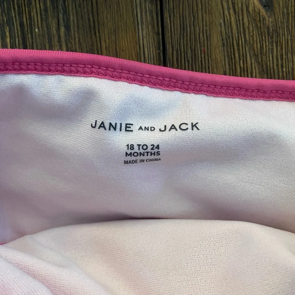Janie and Jack Recycled Ric Rac Ruffle 2-Piece Swimsuit - Picture 5 of 7